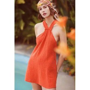 Anthropologie | NWT Braided Halter Mini Dress